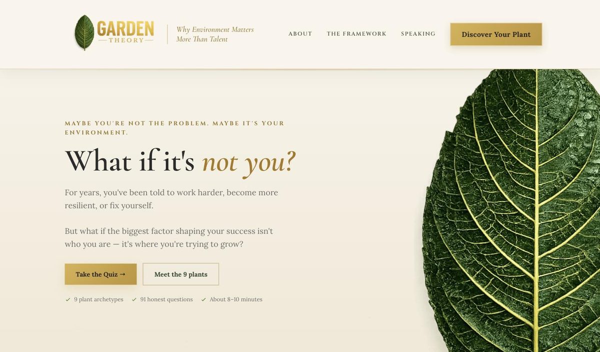 Garden Theory website
